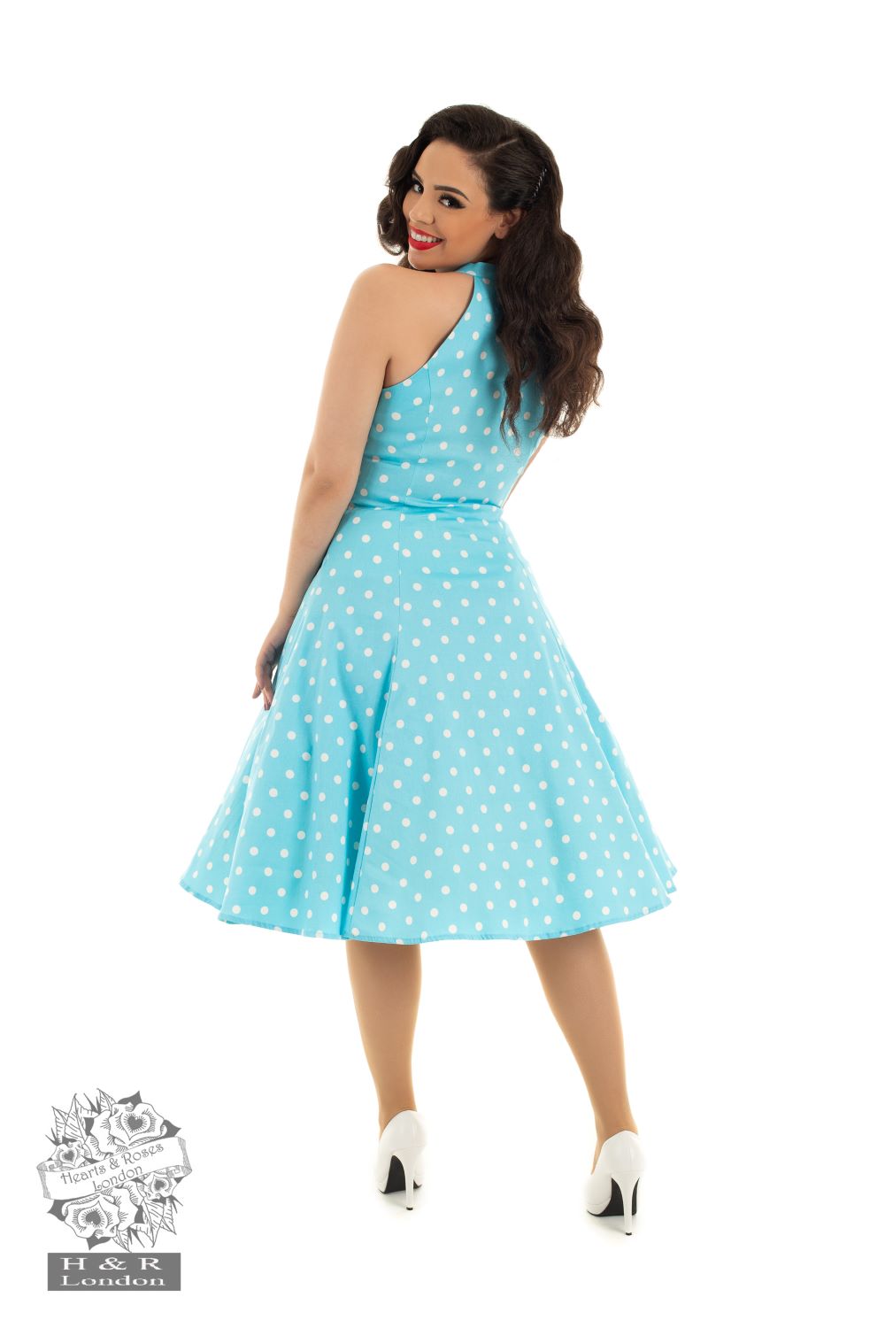 Dotty Polka Dot Swing Dress